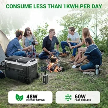 F40C4TMP Portable Refrigerator Dual Zone 45 Quart