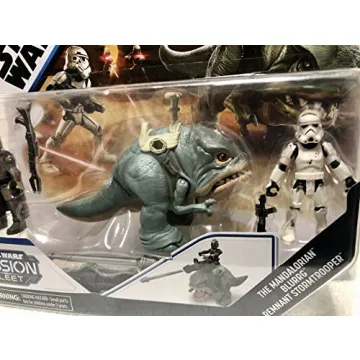 Star Wars Mandalorian and Blurrg Toy Set for Ages 4+