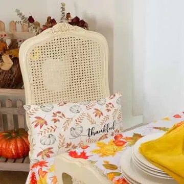 AACORS Fall Pillow Cover Decor 12x20 Inch for Home