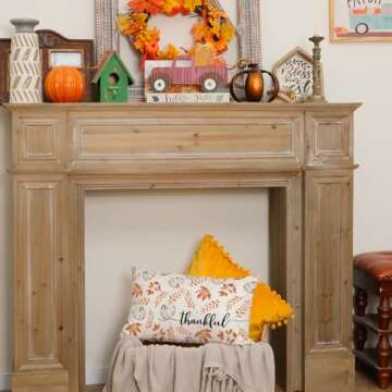 AACORS Fall Pillow Cover Decor 12x20 Inch for Home