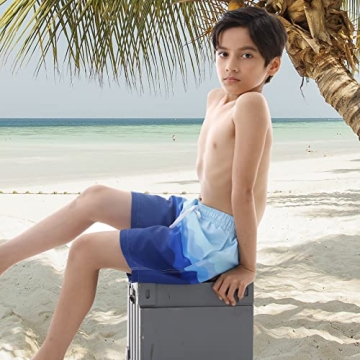 UNICOMIDEA Boys Swim Shorts Comfortable Quick Dry Style