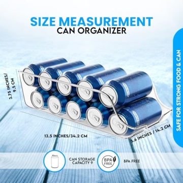 Utopia Kitchen Can Organizer for Refrigerator and Pantry