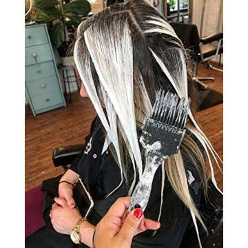 Framar Power Painter Hair Dye Brush - Hair Coloring Brush, Hair Dying Brush to Apply Hair Color, Blending Hair Color Brush Set, Balayage Tools, Dye Application Brush to Paint Hair, Tint Brush - 2 Pk