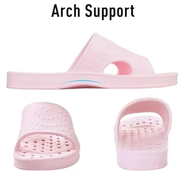 shevalues Quick Drying Shower Shoes for Women with Arch Support