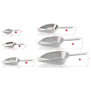 Durable 2-Ounce Cast Aluminum Utility Scoop for All