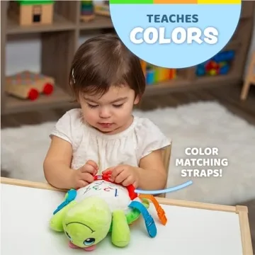Belle Turtle Buckle Toy for Kids Motor Skills Color Learning