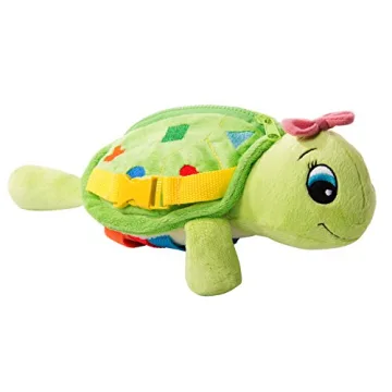 Belle Turtle Buckle Toy for Kids Motor Skills Color Learning