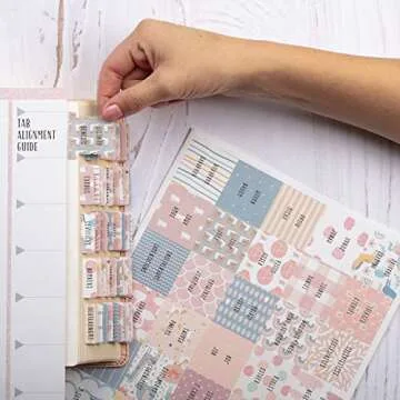 DiverseBee Laminated Bible Tabs for Women and Girls (Large Print, Easy to Read), Bible Journaling Book Tabs, Christian Gift, 66 Bible Tabs Old and New Testament, Includes 11 Blank Tabs - Sweet Theme