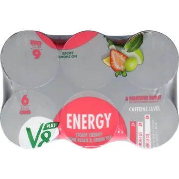 V8 +Energy Diet Strawberry Lemonade Juice - 6 Pack