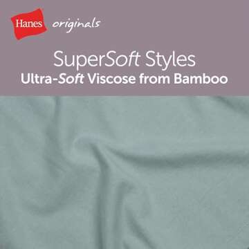 Hanes Women's Originals SuperSoft Comfywear 2 Piece Lounge Boxy T-Shirt & Sleep Shorts Loungewear Set