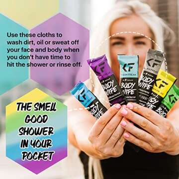 KLEAN FREAK Body Wipes - Ultimate On-the-Go Hygiene Solution