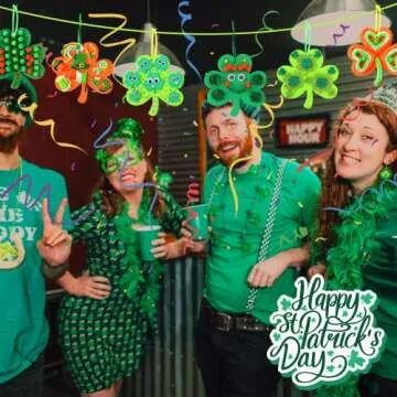 JULBEAR St. Patrick's Day Foam Stickers Crafts for Kids, 790Pcs Foam Shamrock Craft Kit with Shamrock Self-Adhesive Glitter Stickers for Saint Patricks Party Favors Classroom Activity Decorations