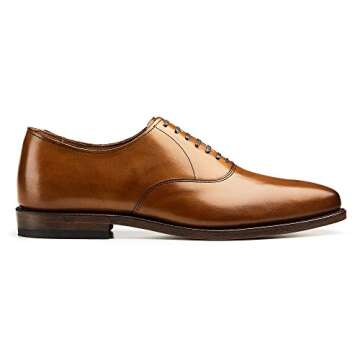 Allen Edmonds Men's Carlyle Oxford,Walnut Burnished Calf,9.5 3E US
