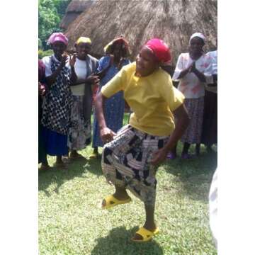 Fair Trade Uganda African Bukedo & Raffia Bowl #UR1012, 11.5-12.5" Across