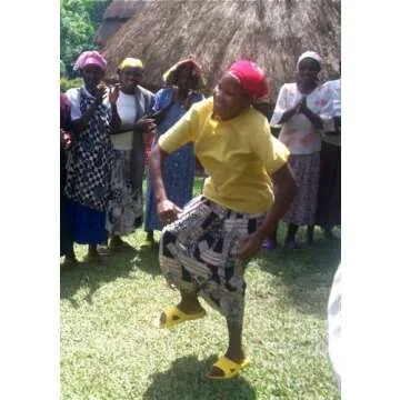 Fair Trade Uganda African Bukedo & Raffia Bowl #UR1012, 11.5-12.5" Across