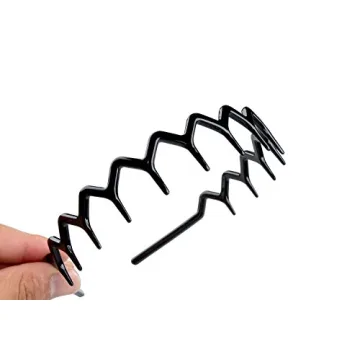 Zig Zag Plastic Sharks Tooth Hair Combs Set for Women Girls