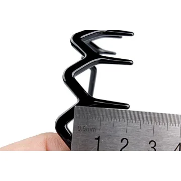 Zig Zag Plastic Sharks Tooth Hair Combs Set for Women Girls