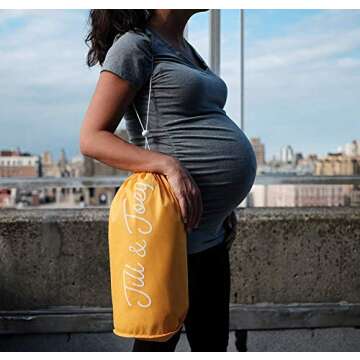 Jill & Joey Pregnancy Pillow Wedge for Maternity - Belly & Back Support