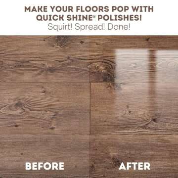 Quick Shine Hardwood Floor Cleaner Polish Easy Natural Safe