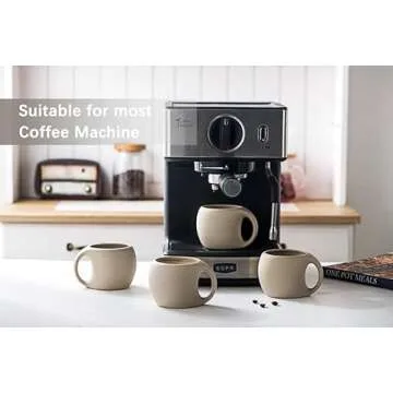 Elegant SYJAN HOME Ceramic Espresso Cups Set of 4