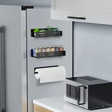 Carwiner Magnetic Spice Rack - Strong & Stylish Kitchen Organizer