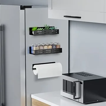 Carwiner Magnetic Spice Rack - Strong & Stylish Kitchen Organizer