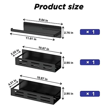 Carwiner Magnetic Spice Rack - Strong & Stylish Kitchen Organizer