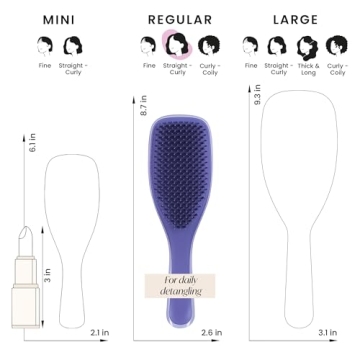 Tangle Teezer Ultimate Detangler Hairbrush for All Hair Types