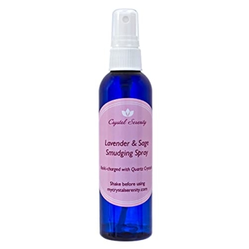 Reiki Charged White Sage Smudge Spray with Lavender - 4 oz