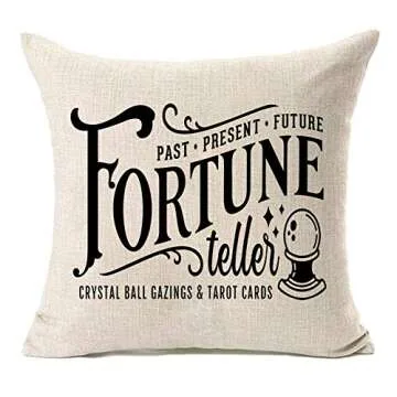 PSDWETS Halloween Decor Pillow Covers 18x18 Set of 4 Halloween Decorations Hocus Pocus Farmhouse Saying Fall Pillow Covers Decorative Cushion Cases for Couch Sofa