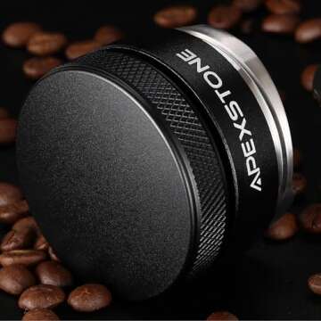 Apexstone 53mm Coffee Distributor, Espresso Distributor 53mm, Espresso Distribution Tool 53mm, Espresso Leveler 53mm, Coffee Leveler 53mm