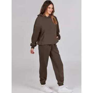 ANRABESS Women's Y2K Oversized Hoodie & Joggers Set