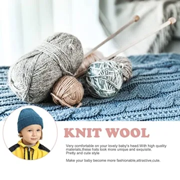 Warm Newborn Baby Wool Hat Set for Fashionable Kids