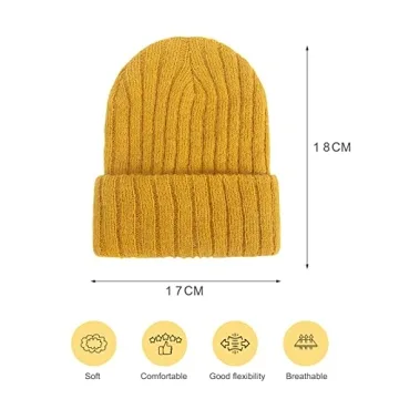Warm Newborn Baby Wool Hat Set for Fashionable Kids