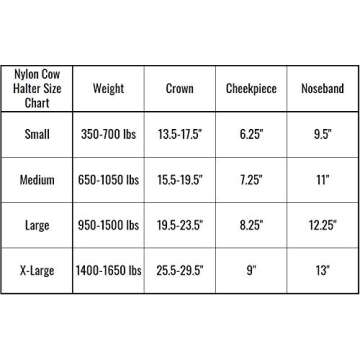 Derby Originals Adjustable Nylon Livestock Cattle Halters