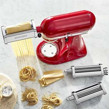 Pasta Attachment for KitchenAid Mixer - Make Fresh Pasta Easily