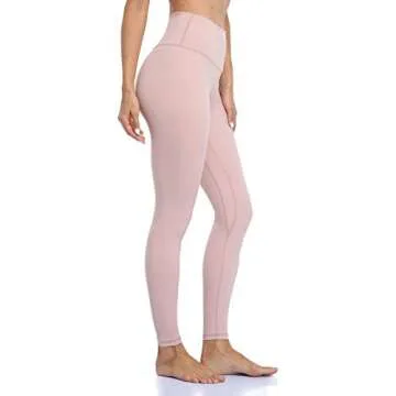 Colorfulkoala Women's Buttery Soft High Waisted Yoga Pants Full-Length Leggings (XS, Pink Suede)