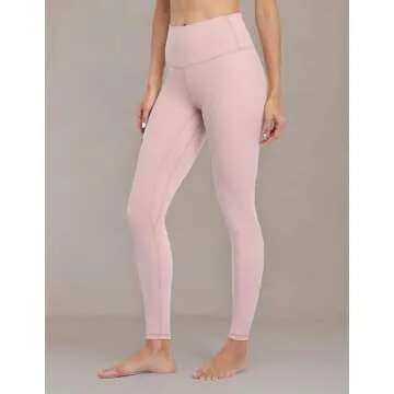 Colorfulkoala Women's Buttery Soft High Waisted Yoga Pants Full-Length Leggings (XS, Pink Suede)
