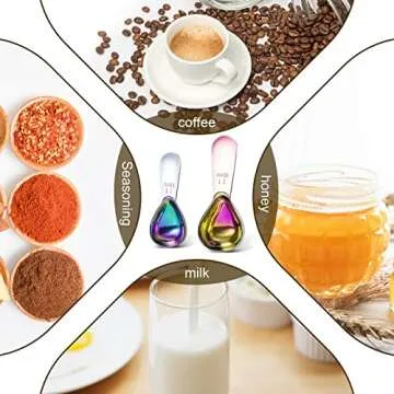 Durable Stainless Steel Coffee Scoop Set for Every Kitchen