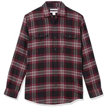 Comfortable Men's Flannel Shirt in Stylish Plaid Design
