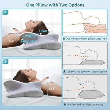 DONAMA Cervical Pillow for Ergonomic Neck Support