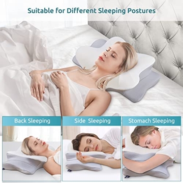 DONAMA Cervical Pillow for Ergonomic Neck Support