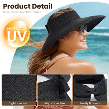 Stylish Summer Sun Visor Hat for Women – UV Protection