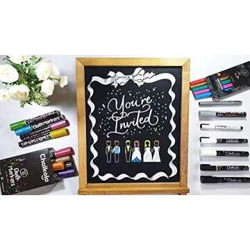 Rustic Chalkboard Sign | 15" x 12" with Wooden Frame