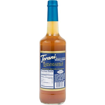 Torani Sugar Free Vanilla Bean Syrup 750 mL - Guilt-Free Flavor