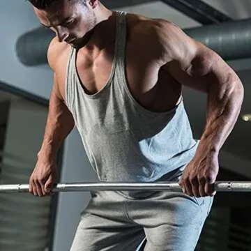 Elevens Olympic Barbell Weight Bar for Weightlifting, Bench Press Bar 7ft/6ft/5ft for Strength Training, Rated 700lbs/500lbs/400lbs Weight Capacity