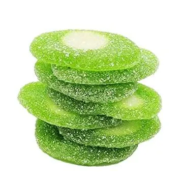Fruidles Sour Kiwi Slices, Soft Chewy Gummy Candy, Fat-Free (1 Pound)