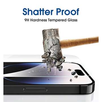 amFilm OneTouch Screen Protector for iPhone 14 Pro Max