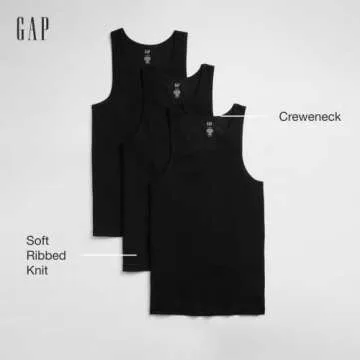 GAP Men’s Tank Top 3-Pack - Comfort & Style for Everyday Wear