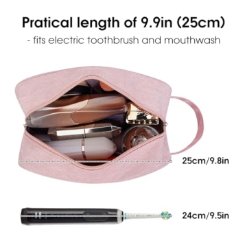 Narwey Pink Travel Toiletry Bag - Women’s Dopp Kit